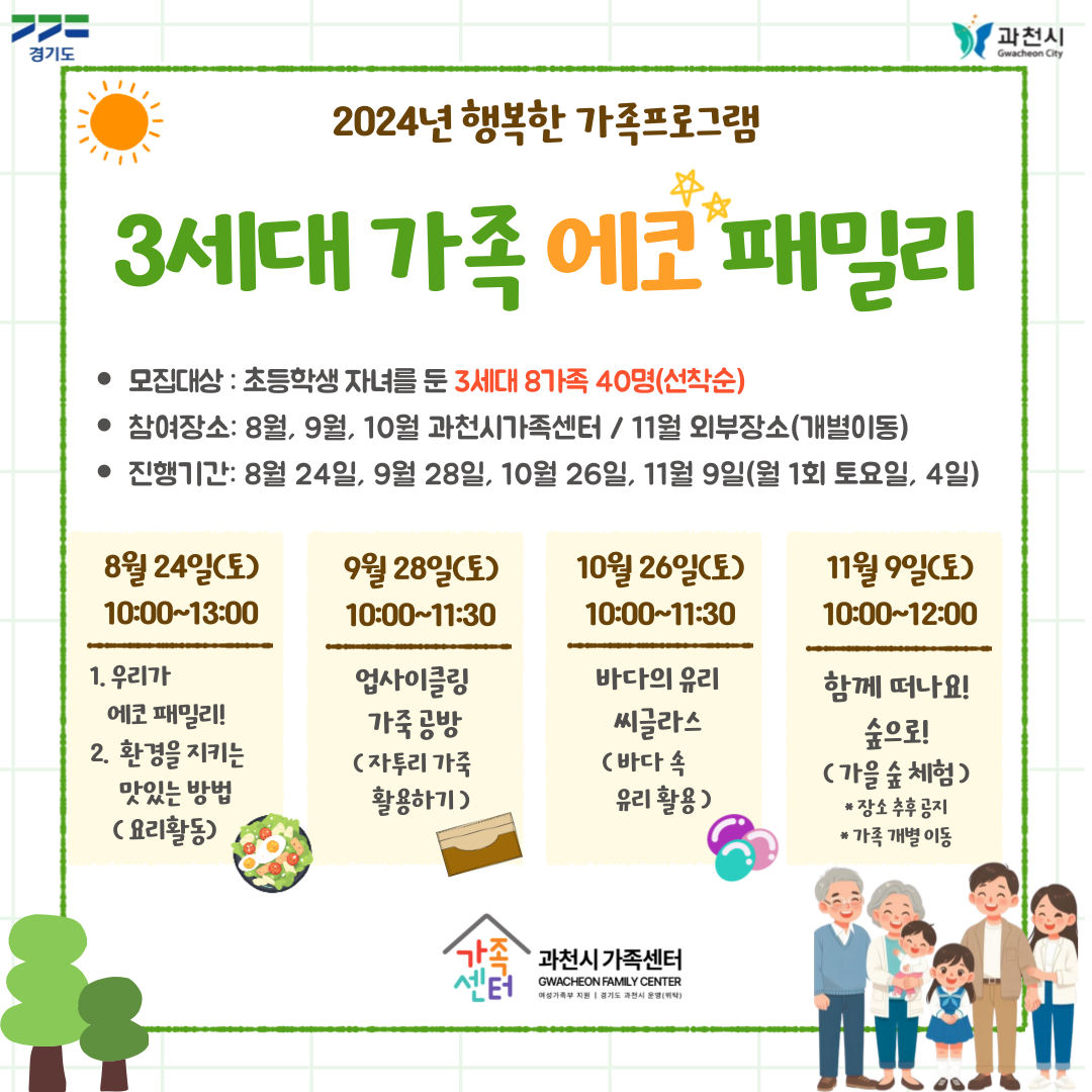 2024년 3세대 가족 에코 패밀리