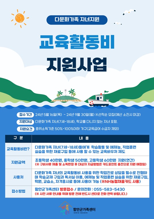 교육활동비지원