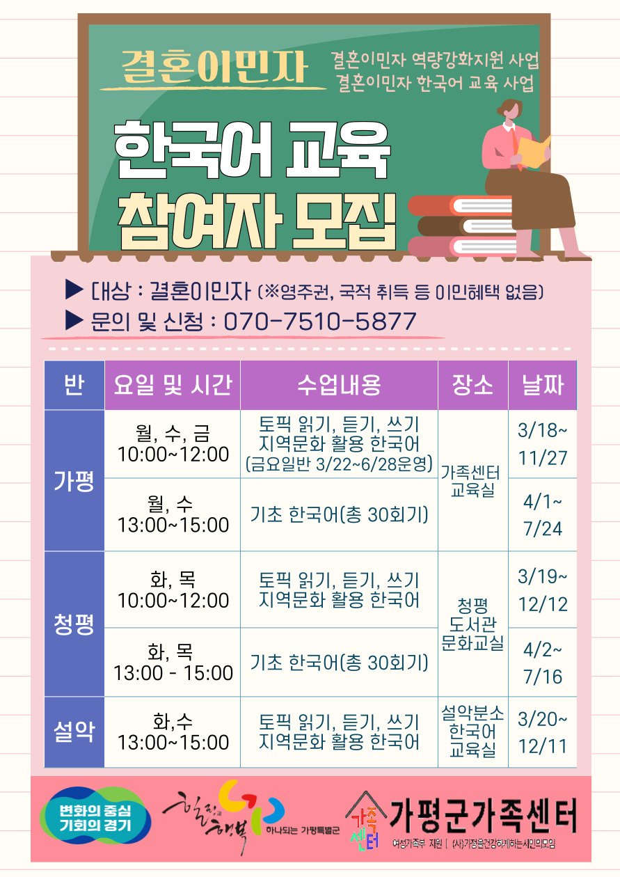 한국어 중급반 토픽 듣기2(청평)