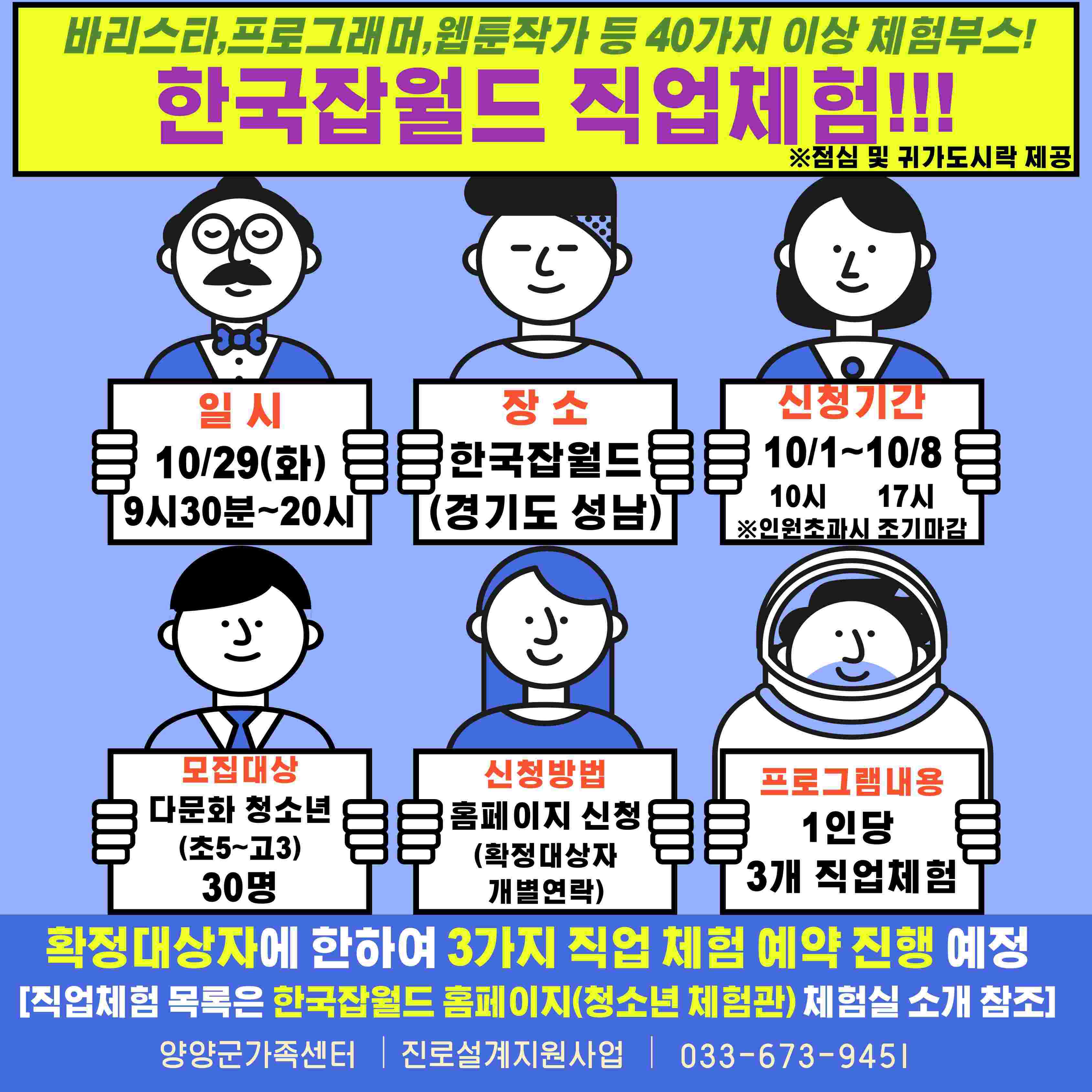 진로설계지원-한국잡월드 직업체험