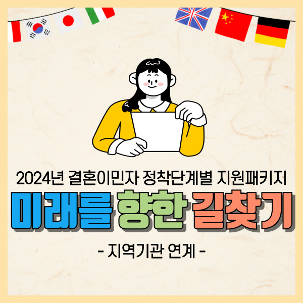 2024년 결혼이민자 정착단계별 지원패키지