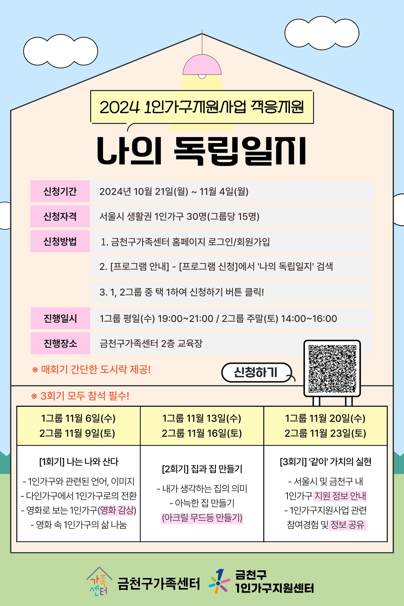 [1인가구지원사업] 나의 독립일지(2그룹)