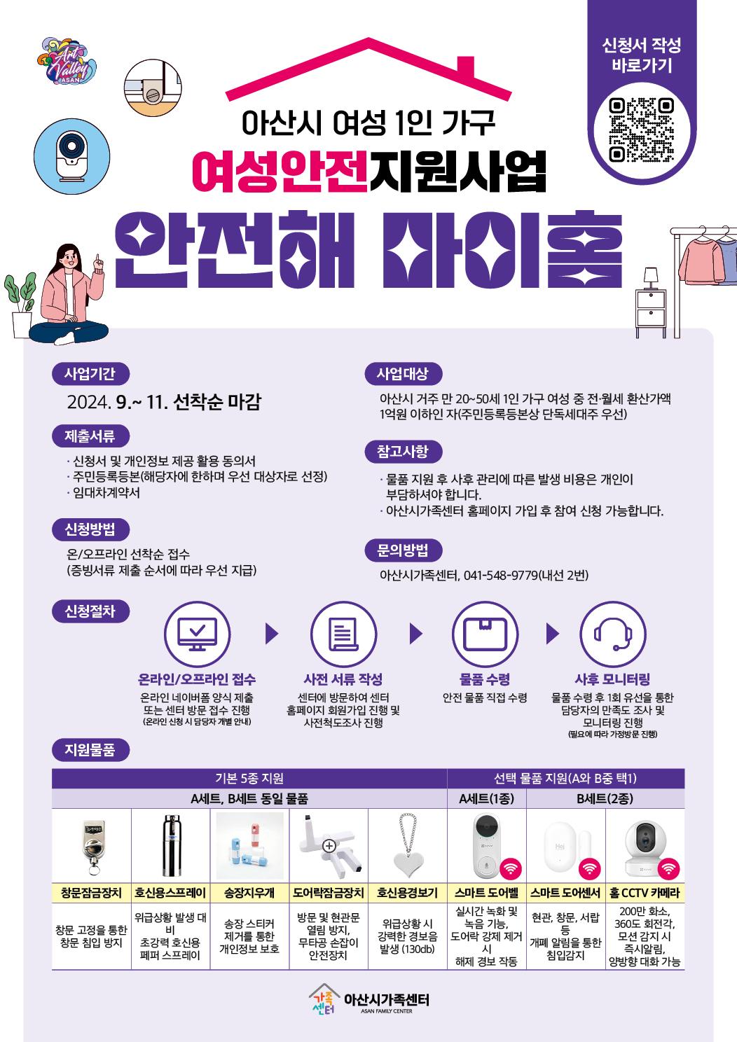 [가족생활] 여성안전지원사업